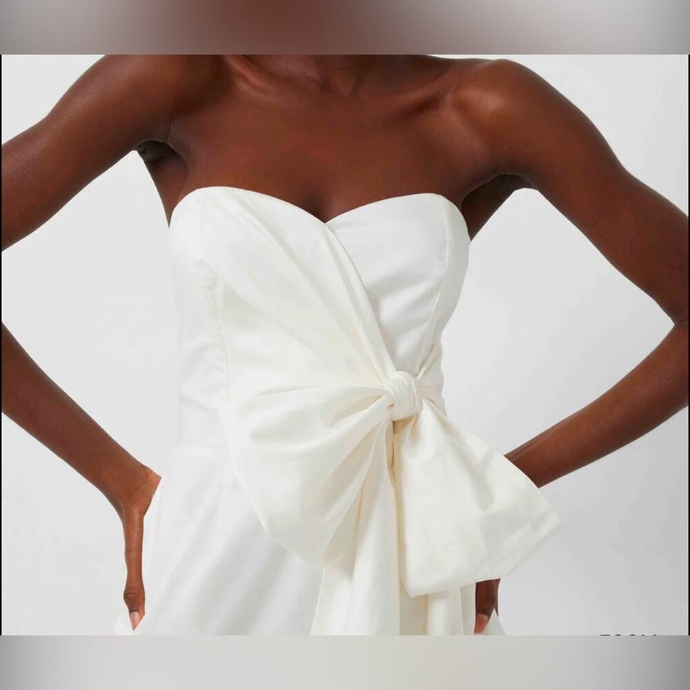 NWT French Connection Strapless Tie Mini Dress - Picture 6 of 6